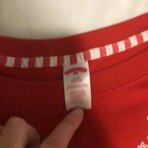 Red Noel Christmas Sweatshirt Women's Size Large 12/14 - Picture 5 of 8